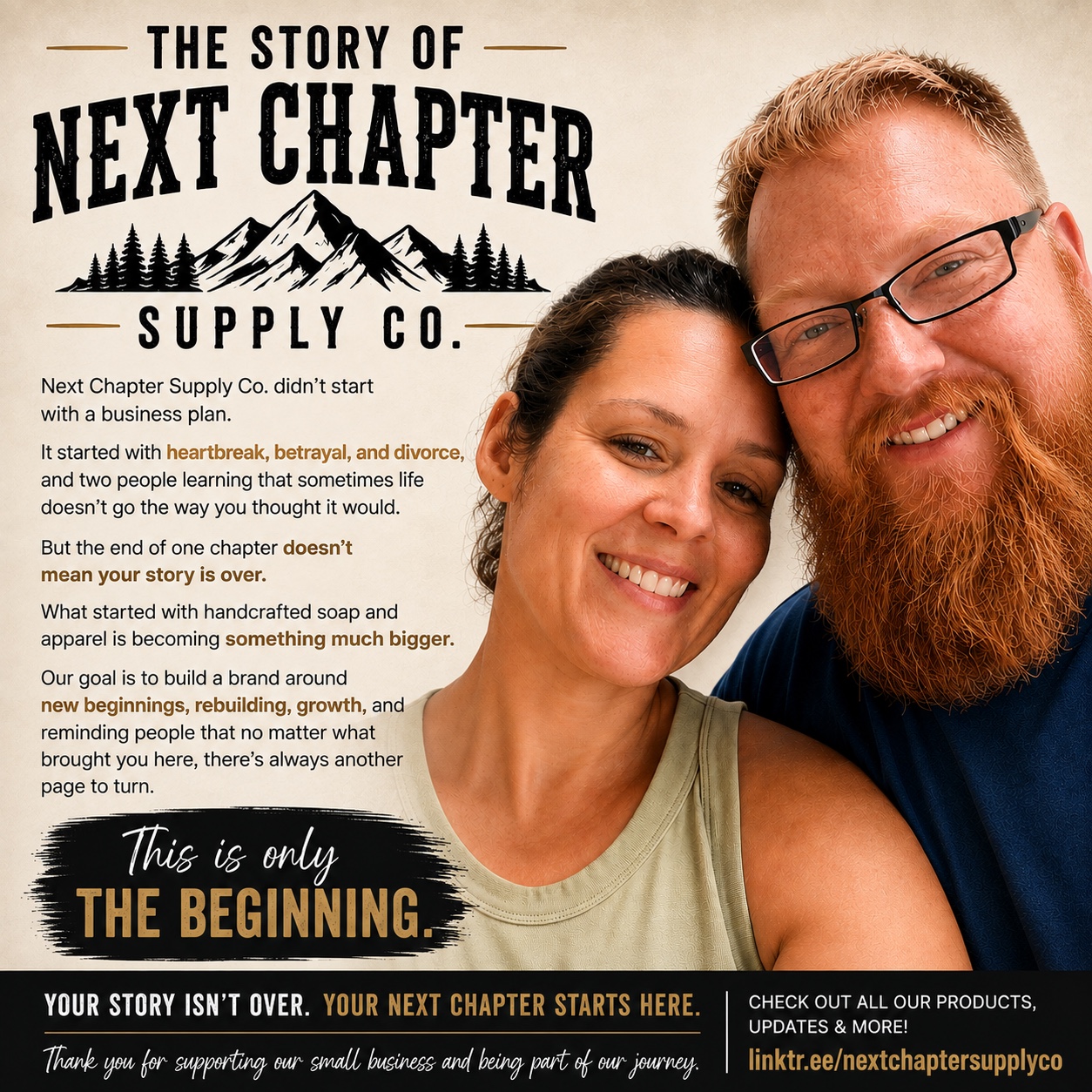Kenny and Sheena — the story of Next Chapter Supply Co.